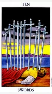 ten of swords tarot