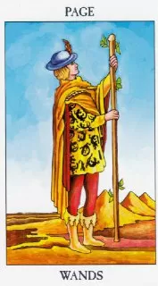 page of wands tarot