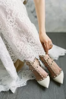 کفش عروس عروسی زیبا لباس عروش پاشنه بلند