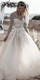 لباس عروس پفی دخترانه قیمت لباس عروس پفی لباس عروس پفی دنباله دار لباس عروس مدل اسکارلت لباس عروس مدل ماهی ۲۰۲۰